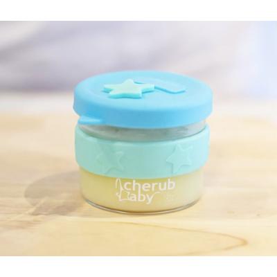 Cherub Baby Lasi&Silikoni Ruokapurkki 120ml