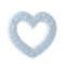 Bibs Baby Bitie Heart purulelu - Baby Blue