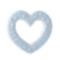 Bibs Baby Bitie Heart purulelu - Baby Blue