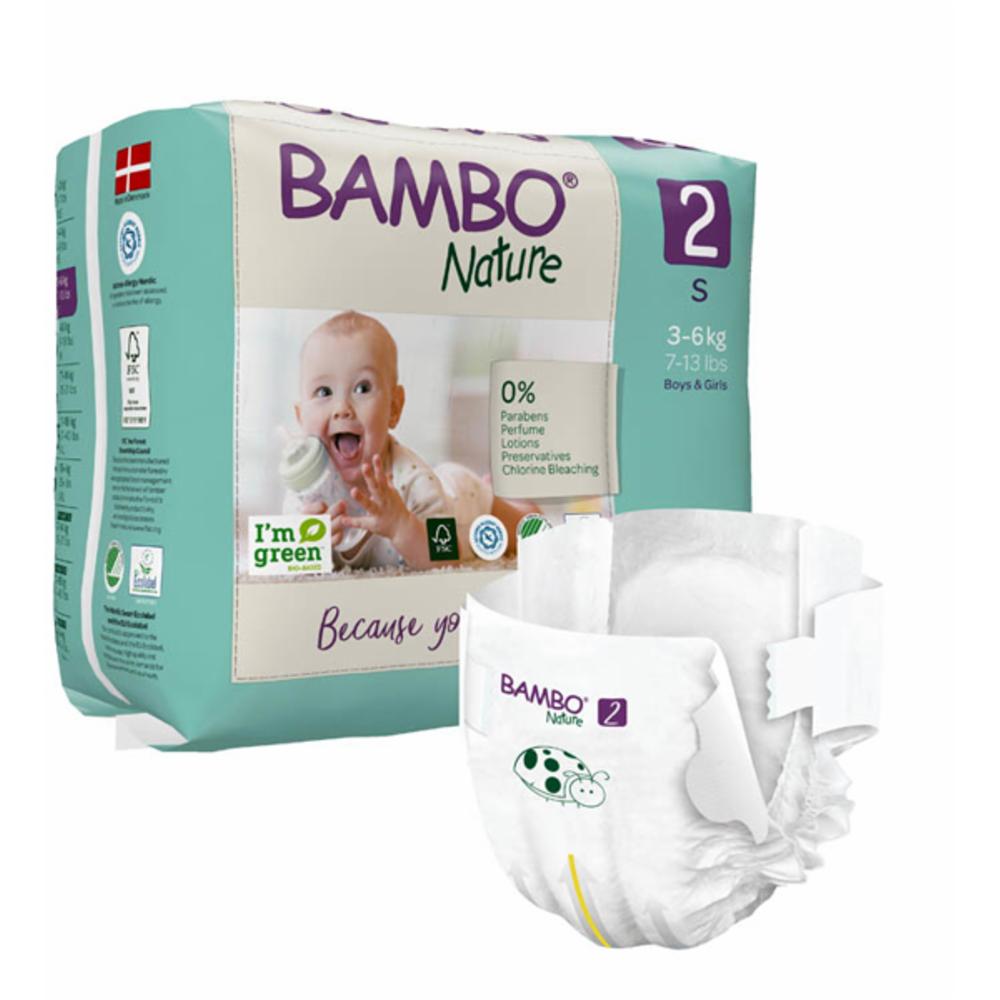 Bambo Nature 2 S Teippivaippa 3-6kg 30kpl