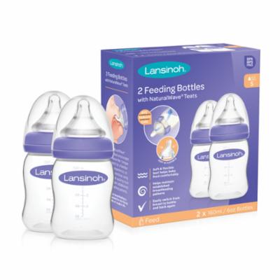 Lansinoh Naturalwave tuttipullo 2x160ml