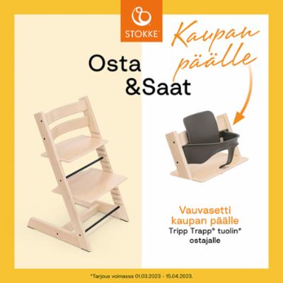 Tripp Trapp -tuoli ja ilmainen Vauvasetti