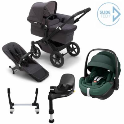 Bugaboo Donkey5 Mineral & Maxi-Cosi 360 PRO starttipaketti