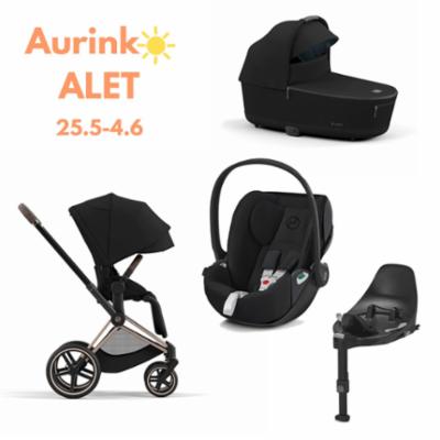Cybex Priam & Cloud Z starttipaketti - Deep Black